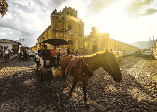 Foto stok gratis antigua, antigua guatemala, gereja