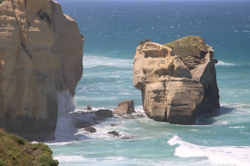 Rock Formations on Sea Shore