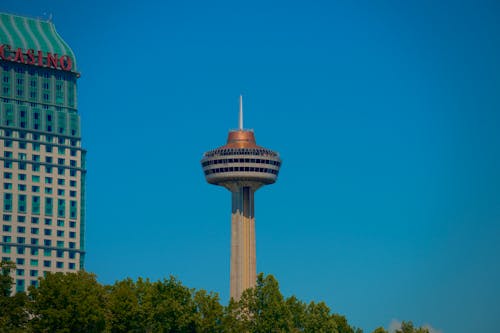 Foto stok gratis air terjun Niagara, bangunan, gedung menara