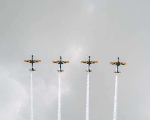 무료 곡예 비행, 공군, 날으는의 무료 스톡 사진