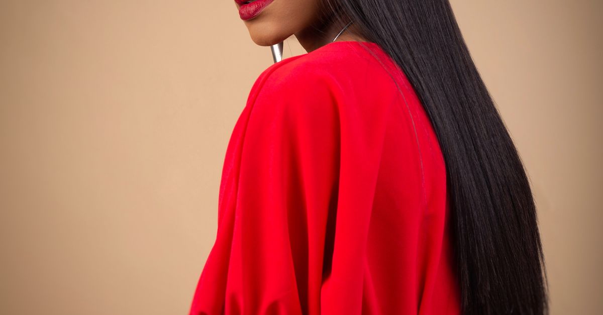 red dress black hair 9 Red head+black dress ideas