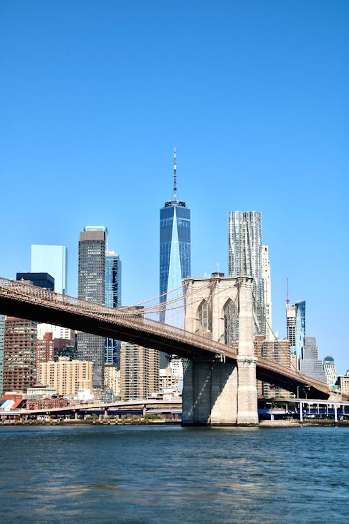 Δωρεάν στοκ φωτογραφιών με brooklyn bridge, ΗΠΑ, κατακόρυφη λήψη