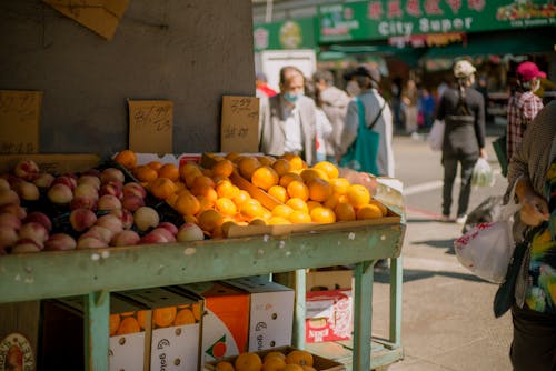 Бесплатное стоковое фото с апельсины, базар, выбор