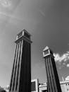 Venetian Towers in Barcelona, Spain