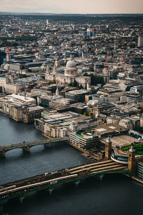Drone Shot of London