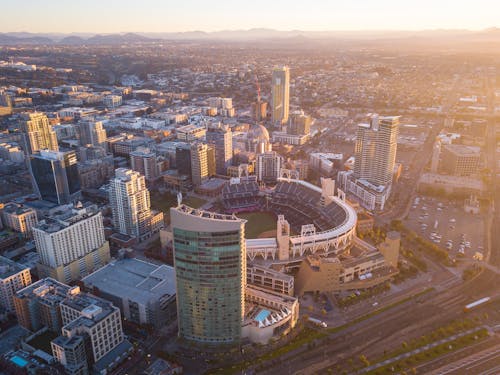 Aerial View of San Diego, California, USA