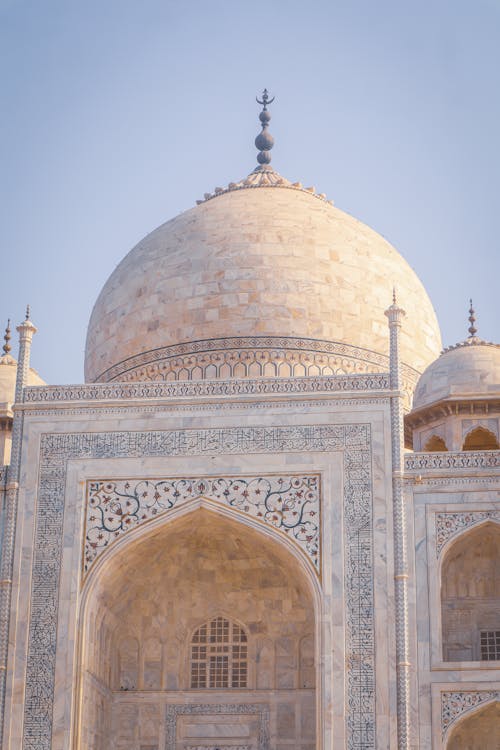 Taj Mahal Mausoleum in Agra