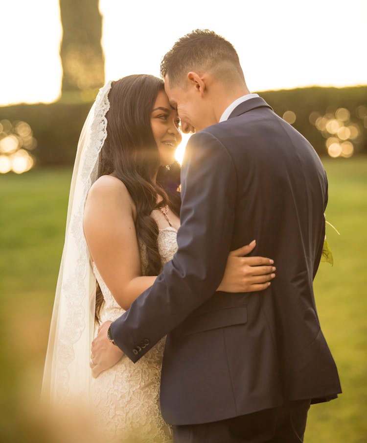 Happy Bride And Groom