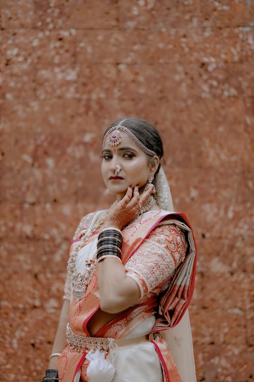 Portrait of Woman in Traditional Clothing