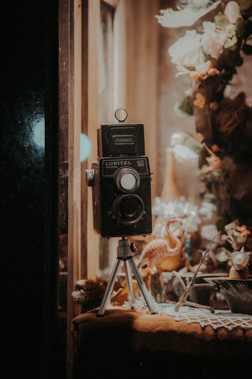 Tripod and Vintage Camera