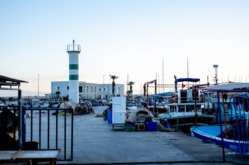 Port in Coastal Town