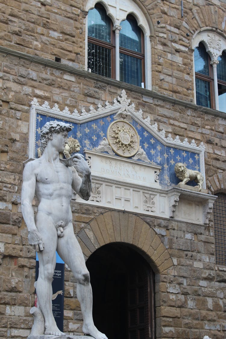 Replica Of David Statue In Florence, Italy