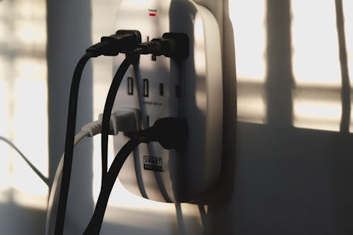 Free stock photo of outlet, plug, shadows