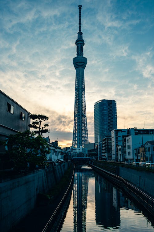 View of the Tokyo Skytree in Tokyo, Japan 