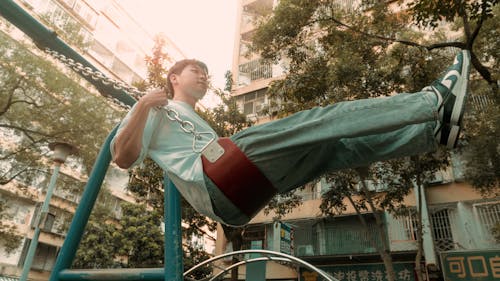 Gratis stockfoto met aziatische kerel, eigen tijd, jeans Stockfoto