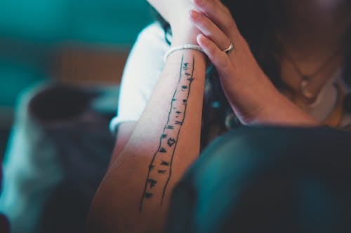 Person's Arm With Tattoo