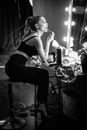 Grayscale Photography Of Woman