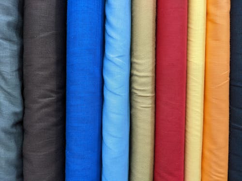 Close up of Colorful Cloths