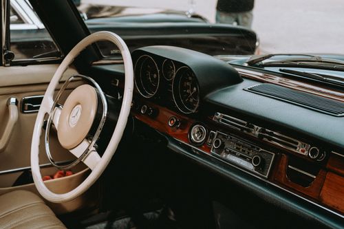 Luxury Interior of Convertible Car · Free Stock Photo