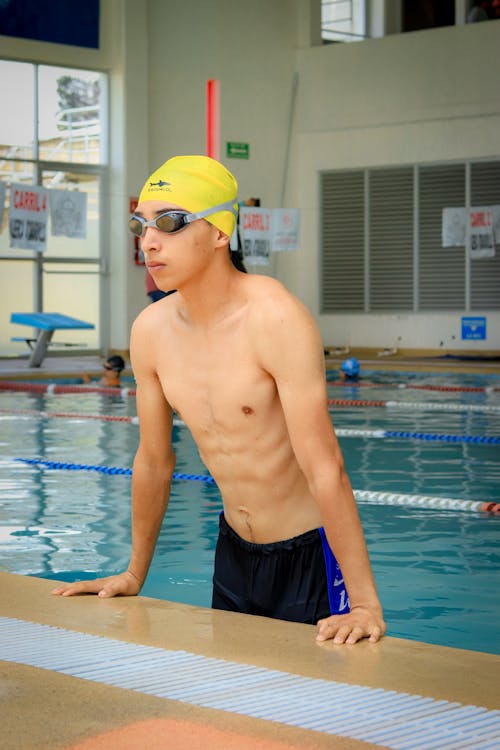 Man at Swimming Pool