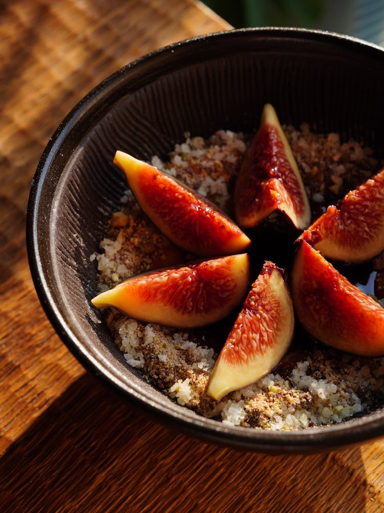 Star Shape Of Fruit On Pan