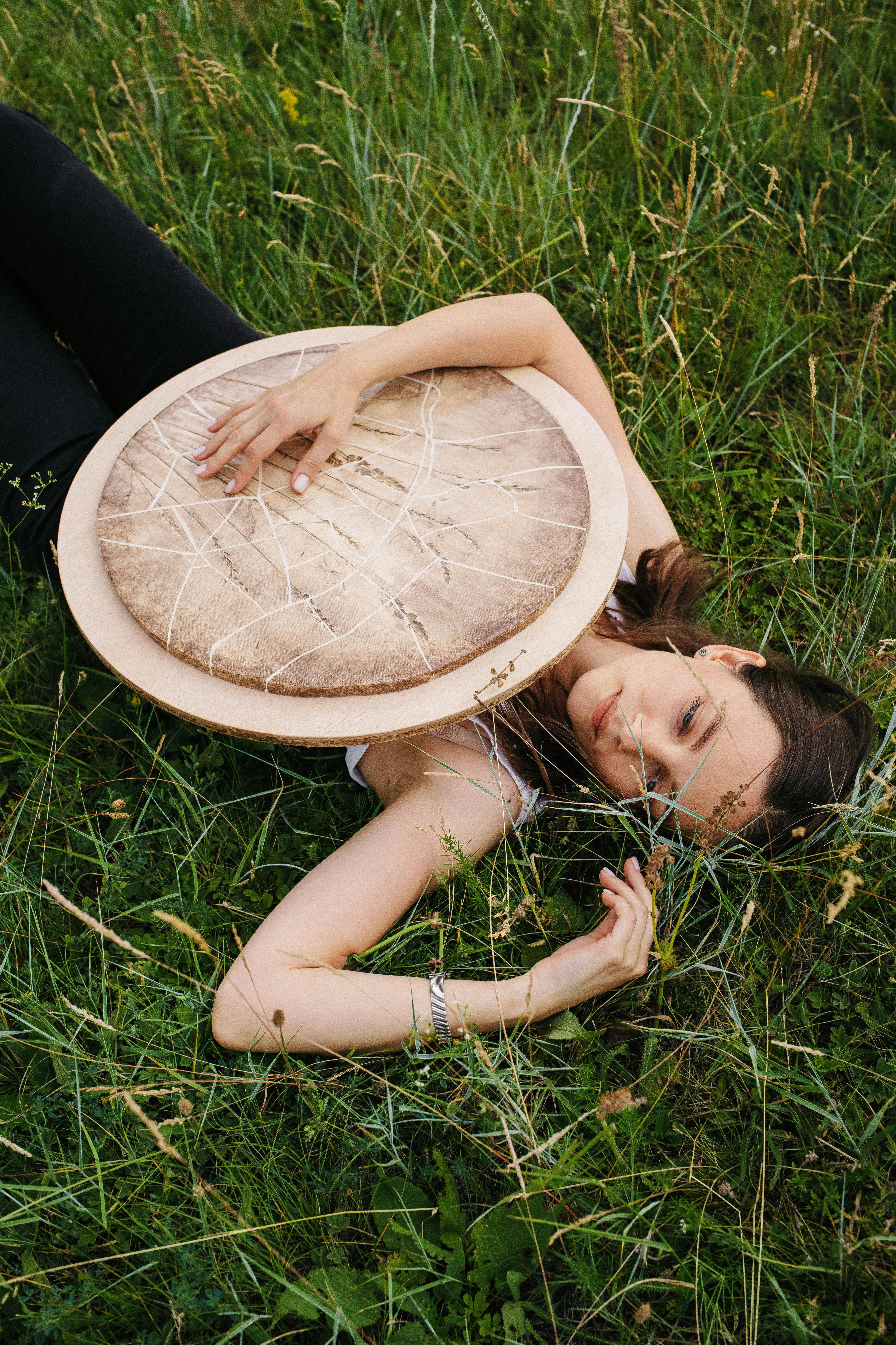 gratis Een Meisje In De Natuur Stockfoto