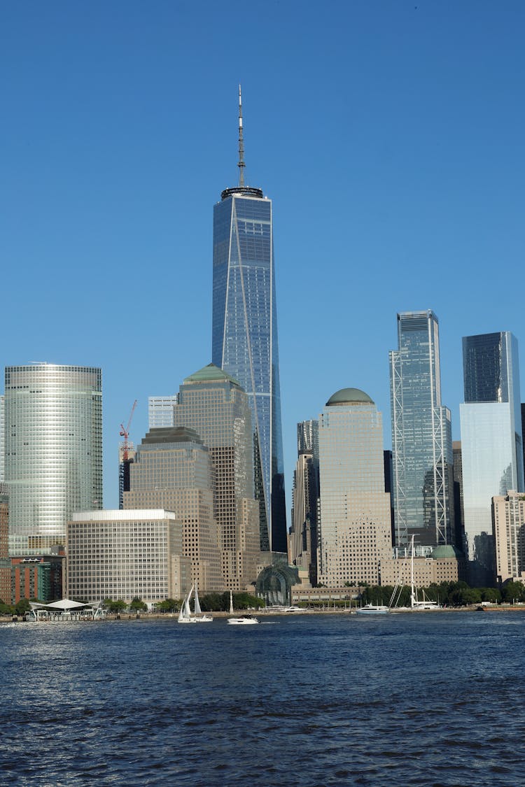 Skyline Of New York City With The One World Trade Center In The Middle