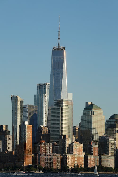 One World Trade Center and Manhattan Skyscrapers around