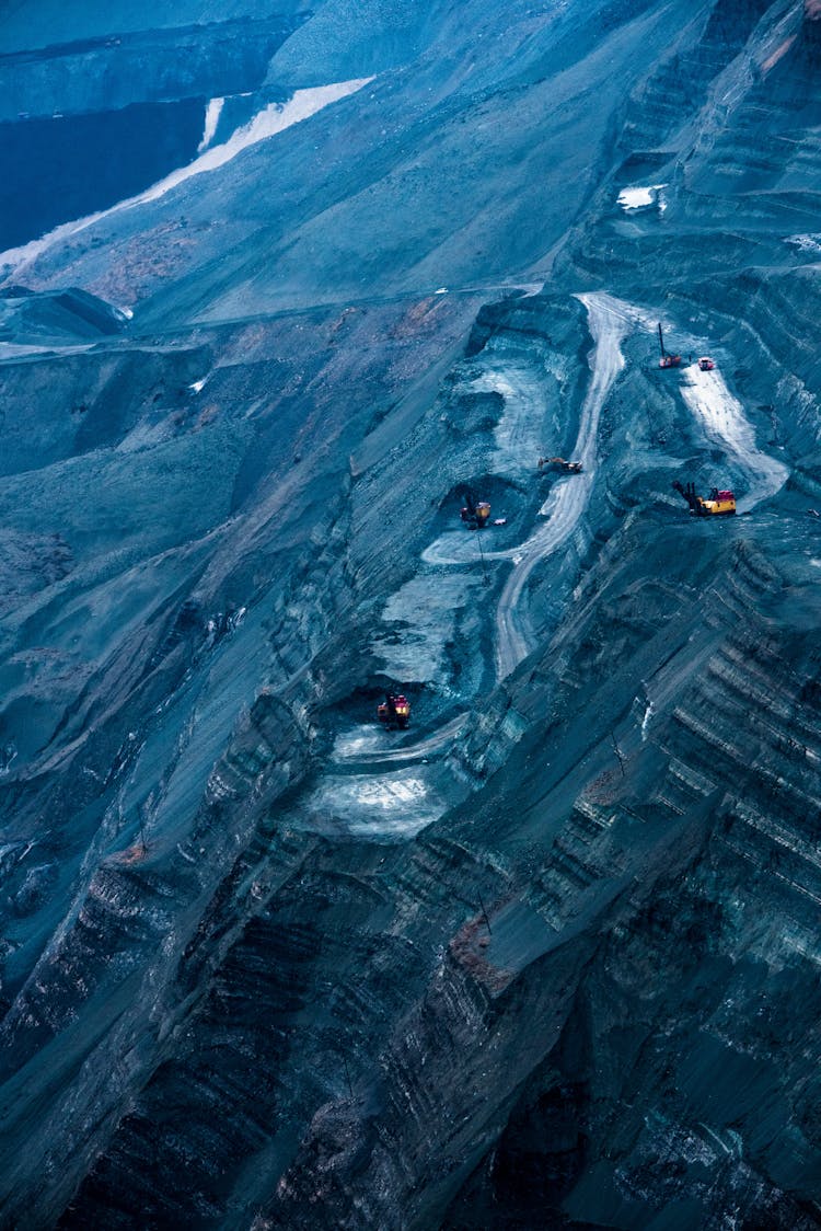 Frozen Hill In Winter