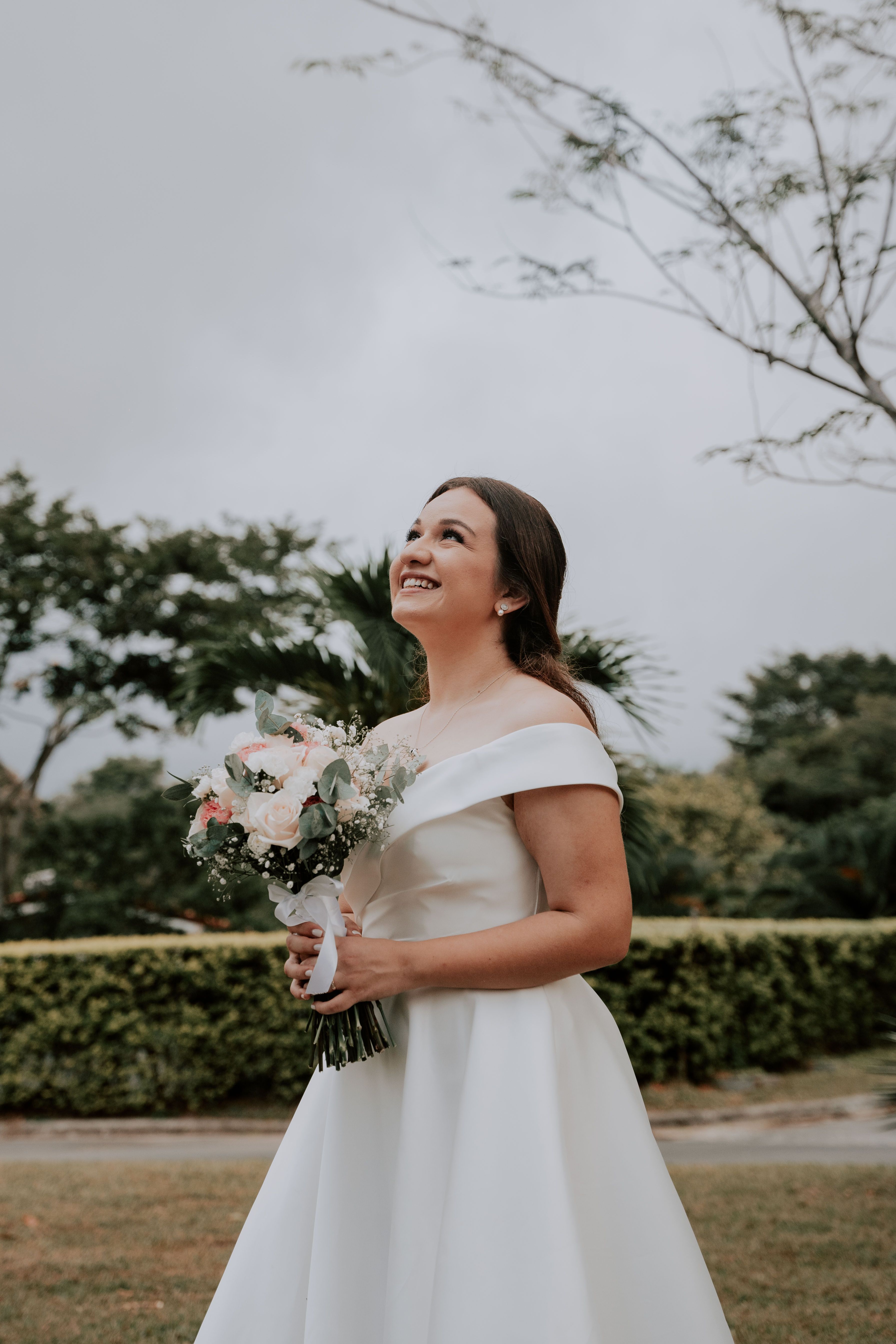 Smiling Woman in Wedding Dress · Free Stock Photo