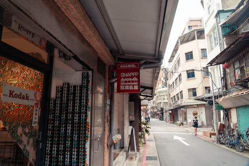 Shops on a Street Market