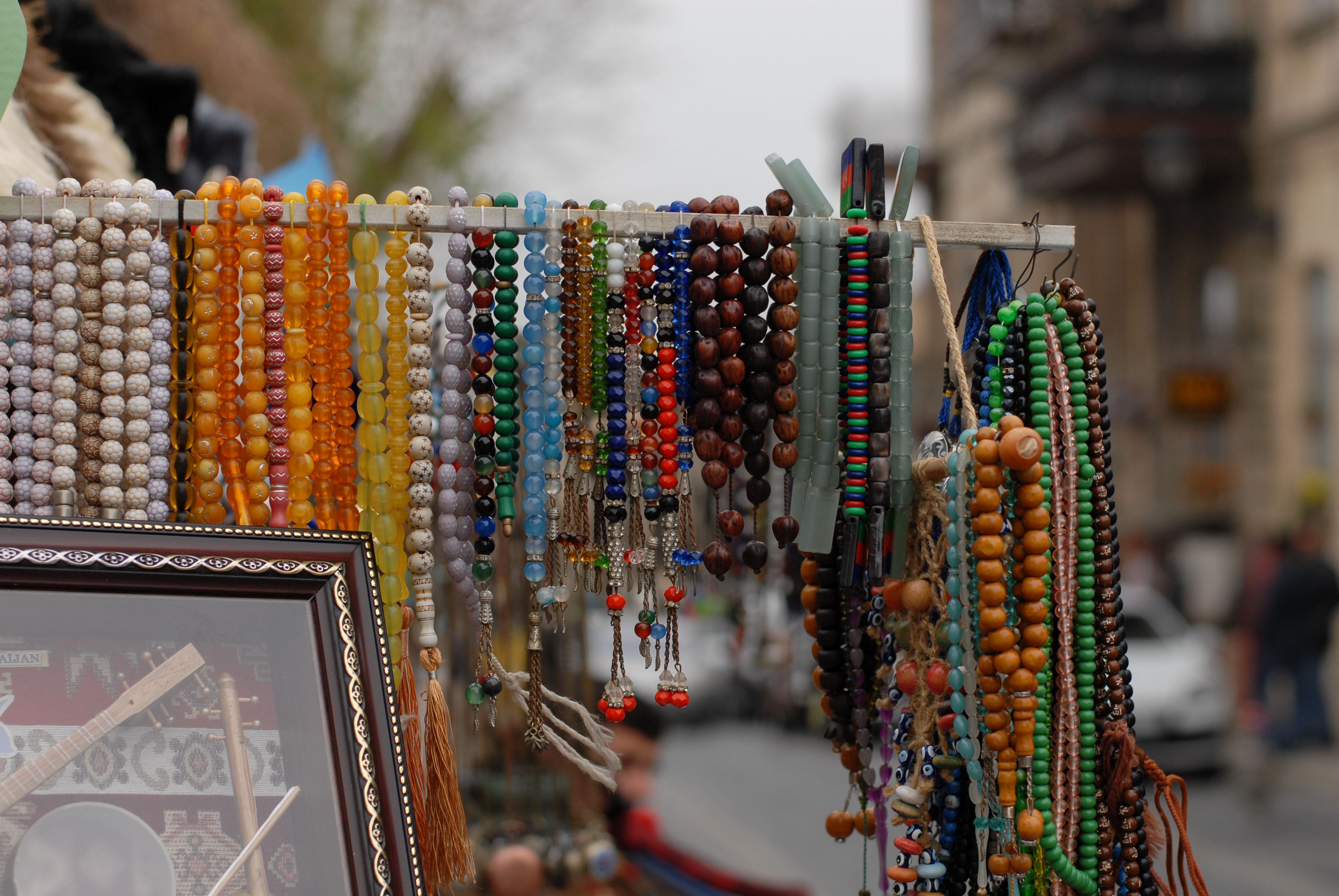 Handmade Necklaces on a Street Market · Free Stock Photo