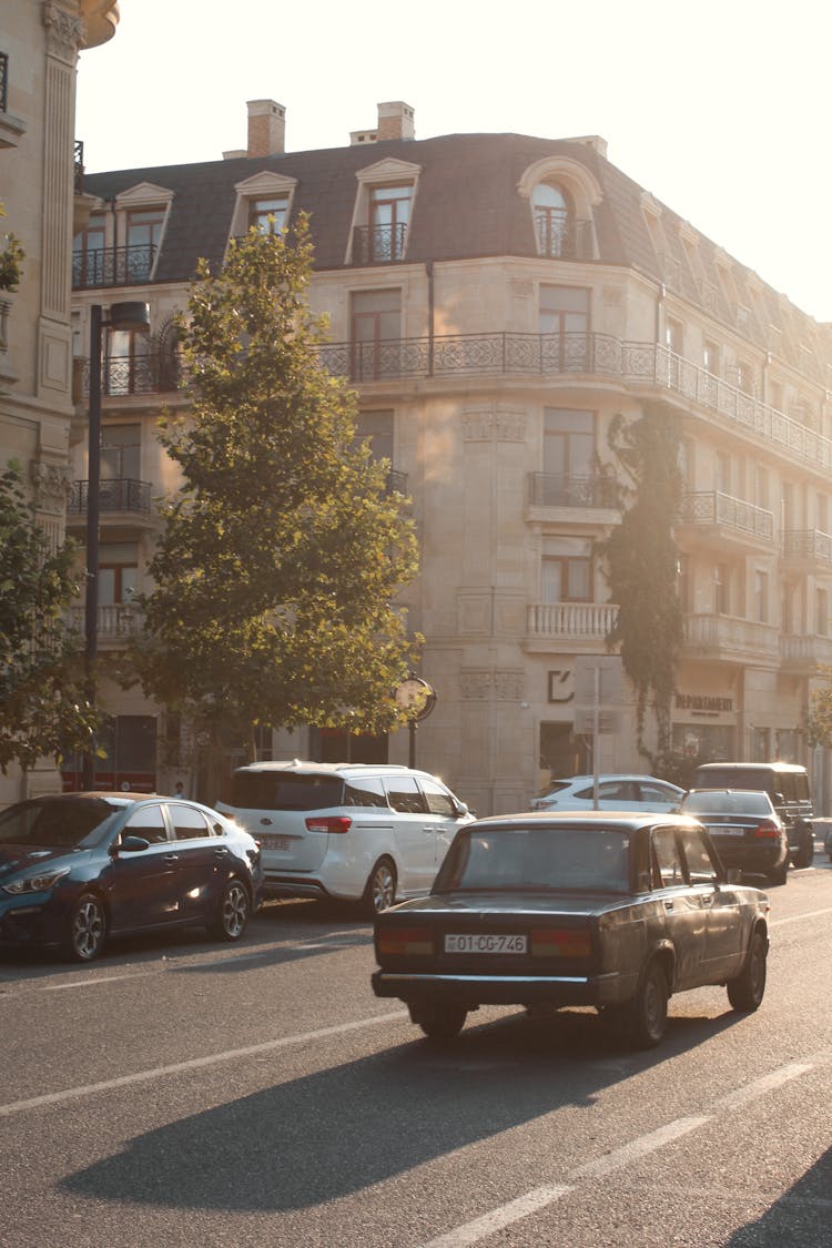 Retro Car On The Street