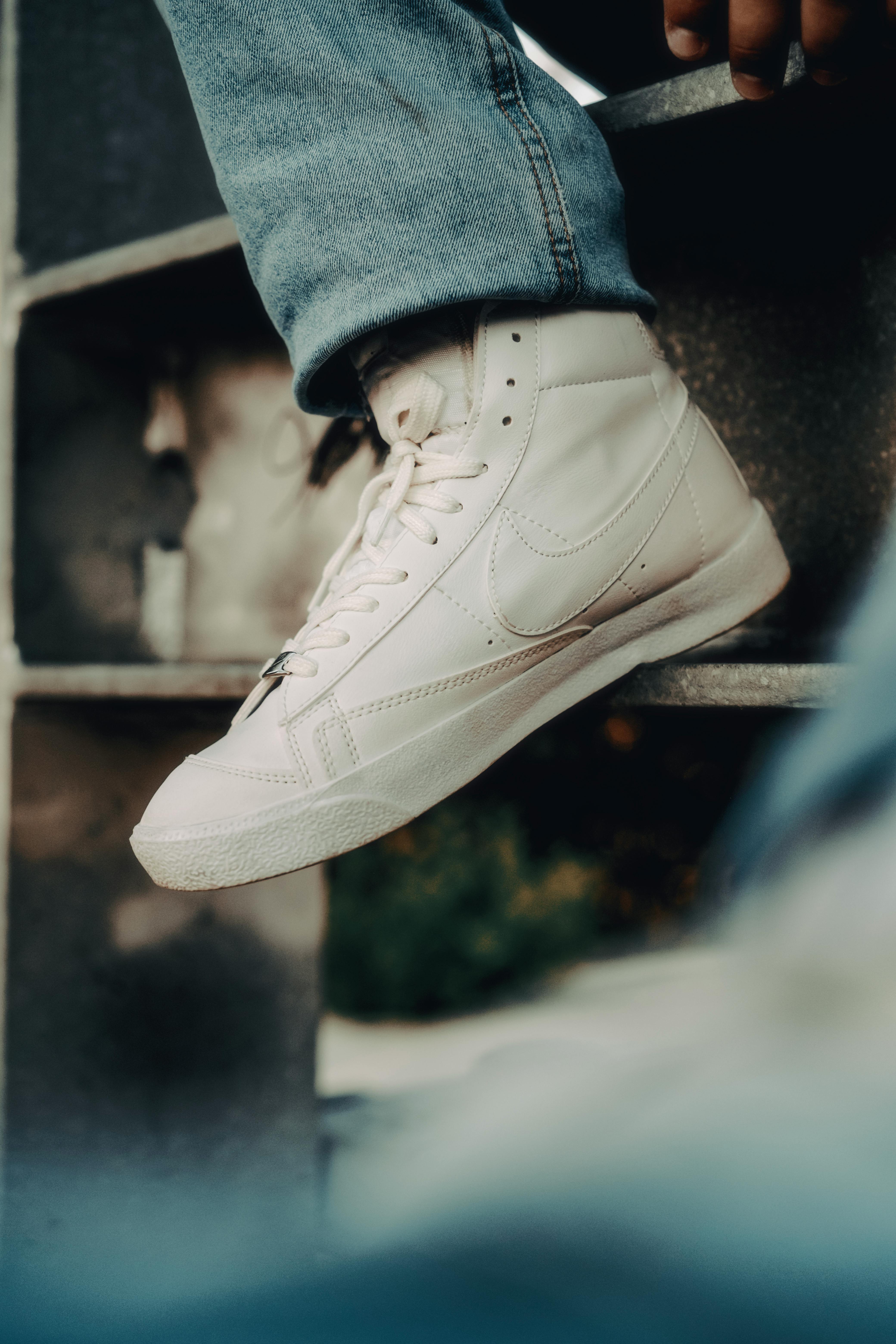 Unpaired Blue Nike Low-top Shoe · Free Stock Photo