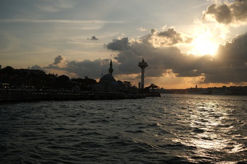 Immagine gratuita di crepuscolo, Istanbul, lungomare