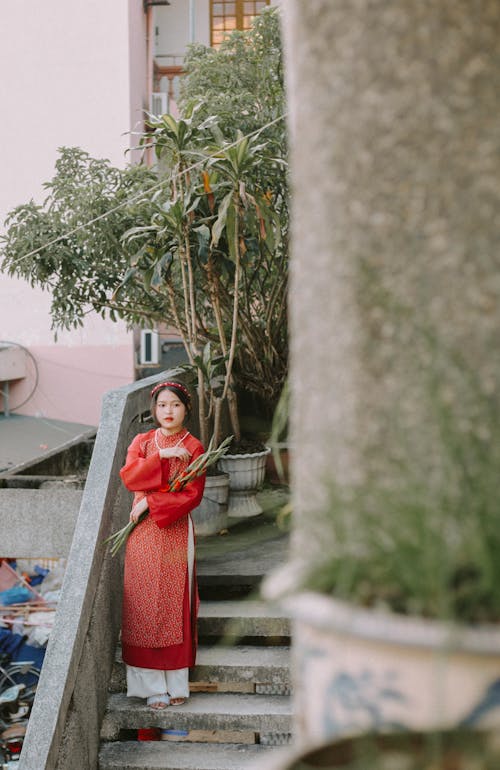 Gratis stockfoto met Aziatische vrouw, boom, fotomodel