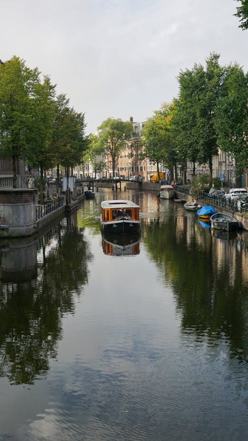 Photos gratuites de arbres, bateaux, canal