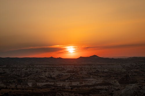 Sunset on a Desert