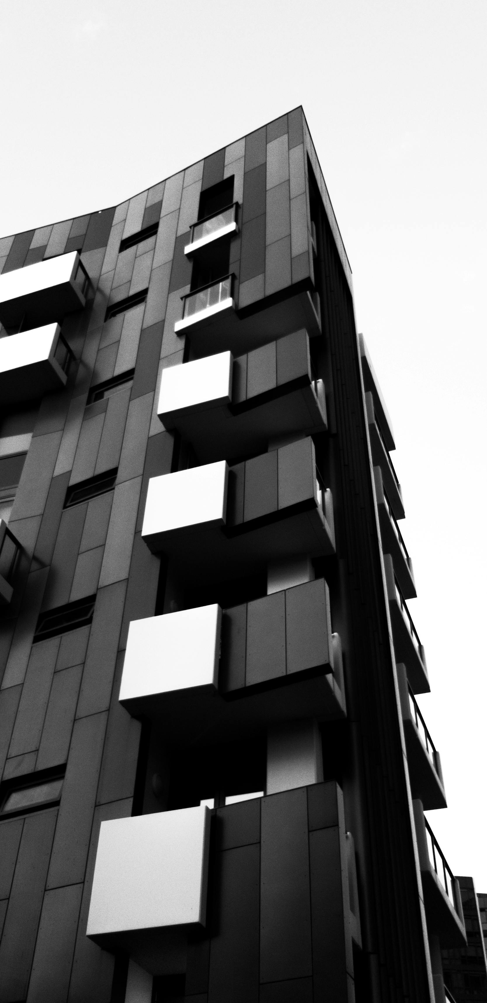 Free stock photo of architecture, black and white, minimal