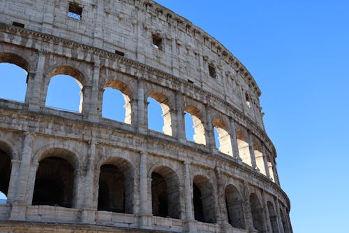 Foto stok gratis Arsitektur, Colosseum, eksterior bangunan