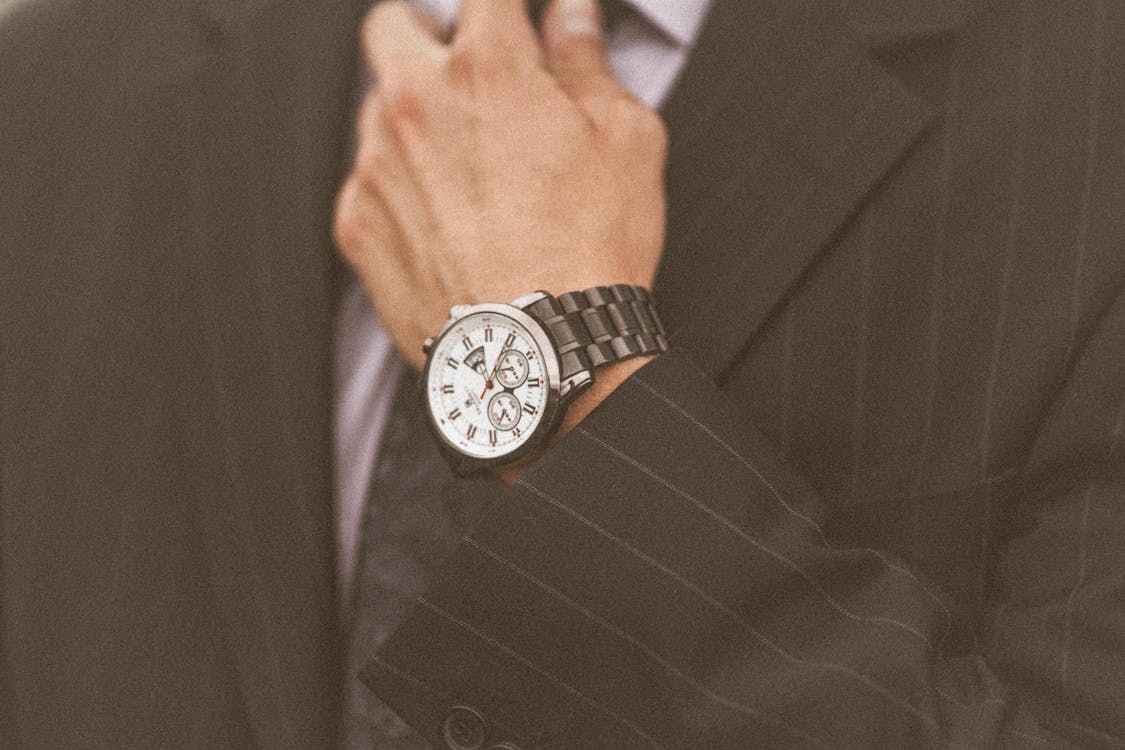 Elegant Wristwatch on Hand
