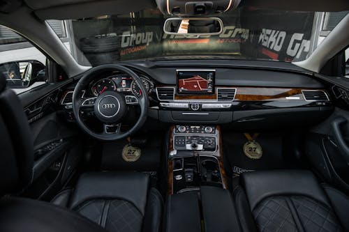 Gratis lagerfoto af Audi, betjeningspanel, bil