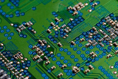 Black and Yellow Electronic Chip · Free Stock Photo