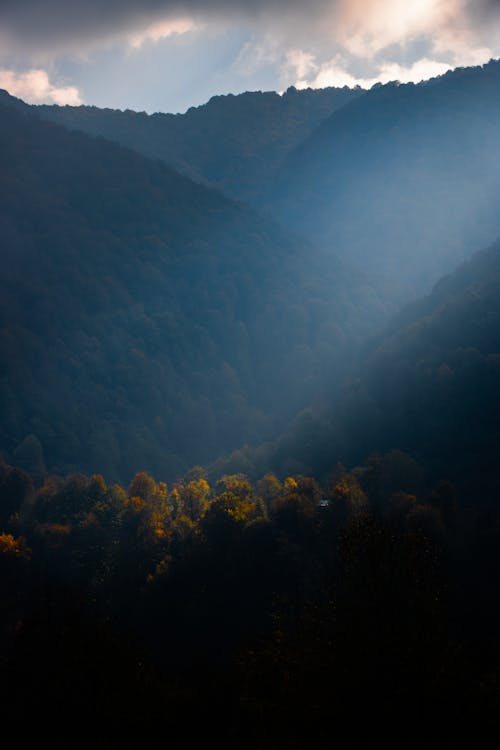 Foto profissional grátis de cadeia de montanhas, cênico, colina