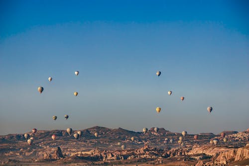 Ilmainen kuvapankkikuva tunnisteilla cappadocia, kalkkuna, kirkas taivas