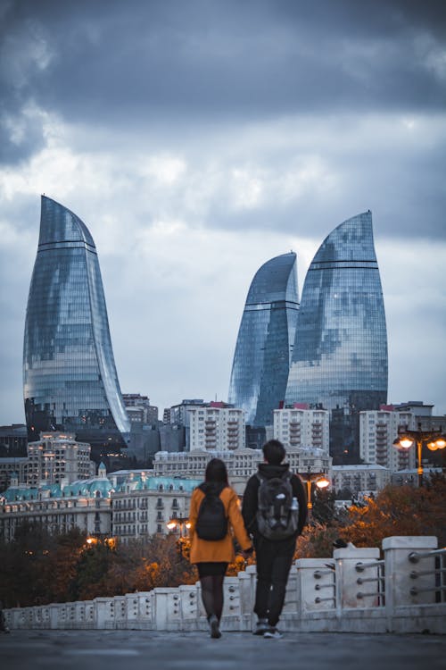 grátis Foto profissional grátis de arquitetura contemporânea, arranha-céus, azerbaijão Foto profissional
