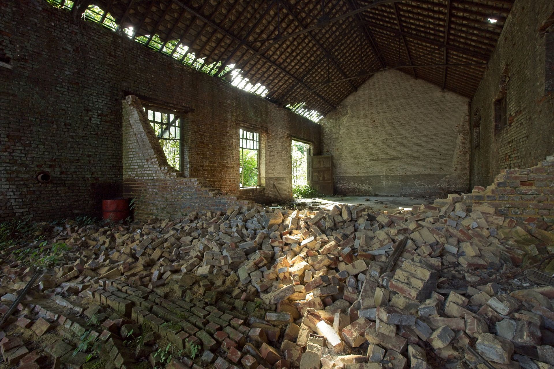 Ruins of an Abandoned Warehouse