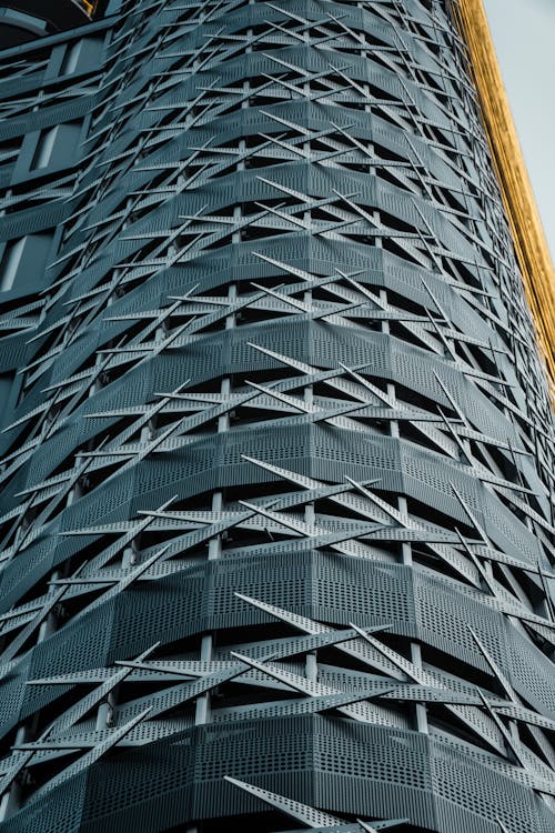 Facade of a Futuristic Skyscraper