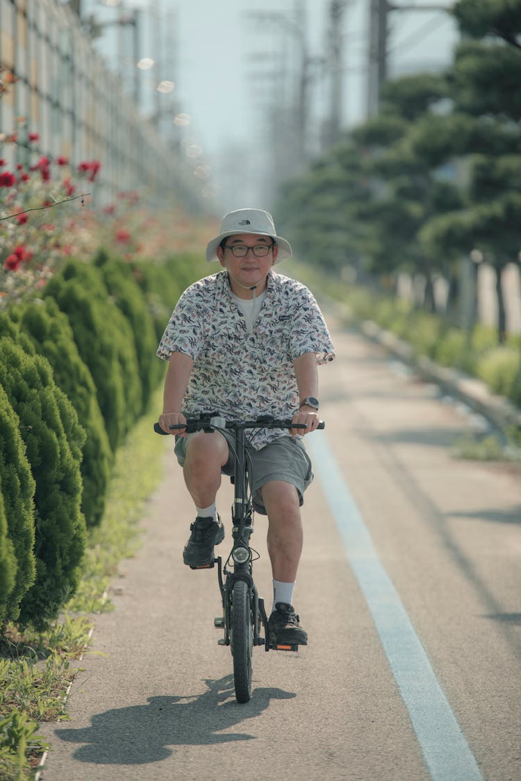 Man On Bicycle