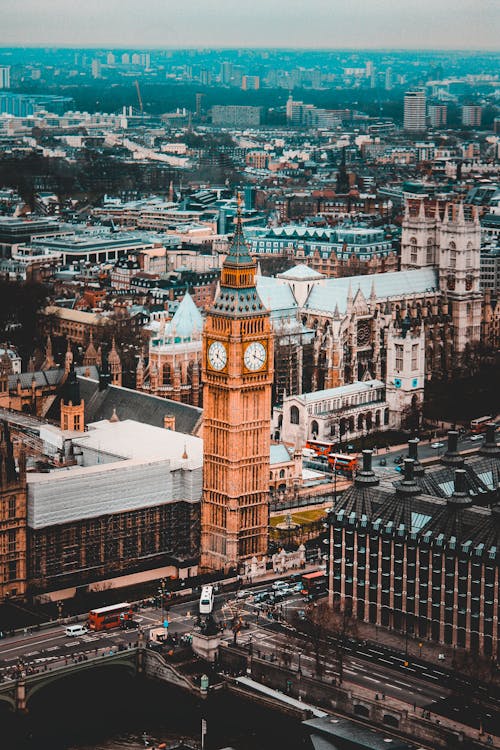 Luftaufnahme Des Elizabeth Tower, London